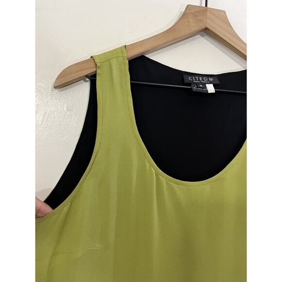 Citron Santa Monica Silk Top S Minimal Quiet Luxury Capsule Scandi Parisian Y2K - Picture 4 of 13